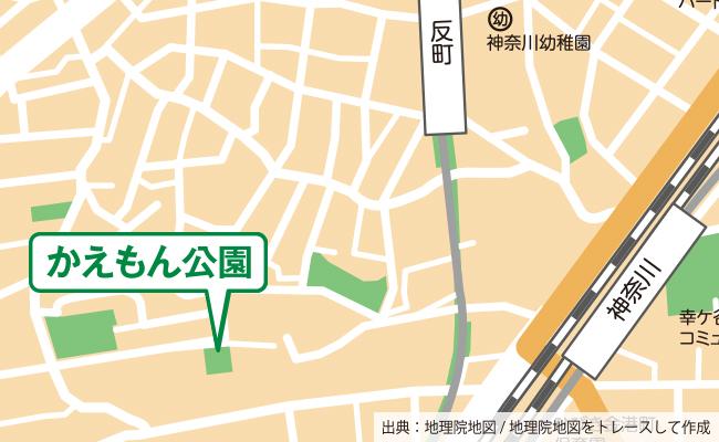公園の位置図