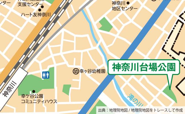 公園の位置図