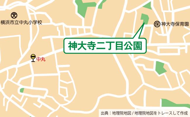 公園の位置図