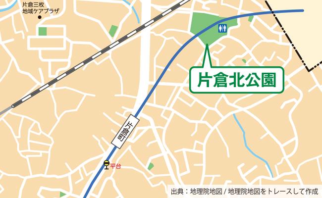 公園の位置図