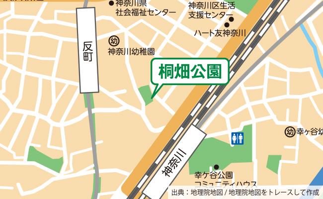 公園の位置図