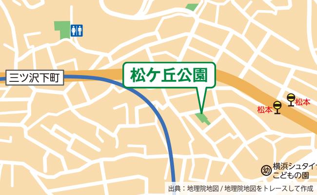 公園の位置図