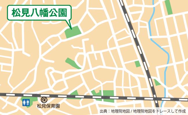公園の位置図