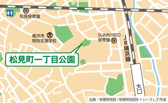 公園の位置図