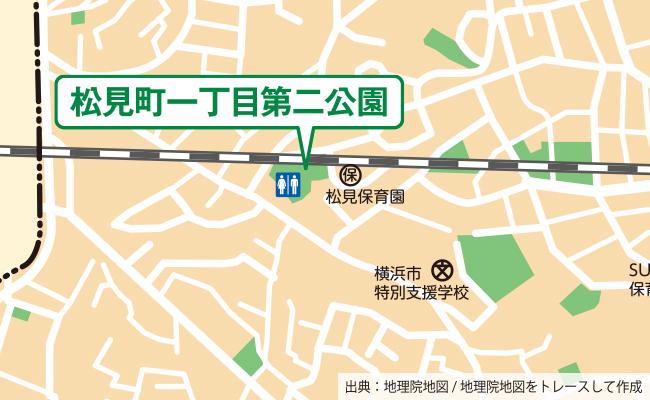 公園の位置図