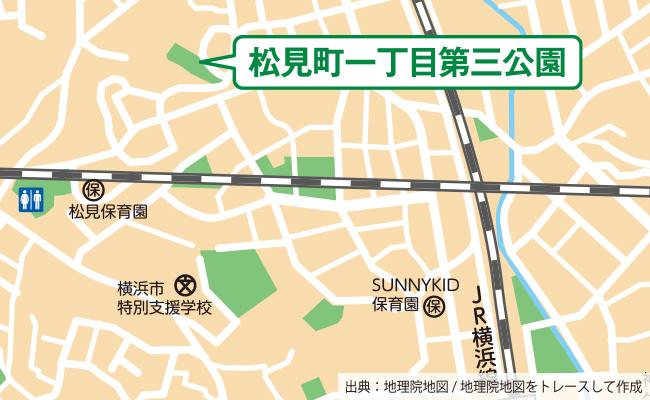 公園の位置図
