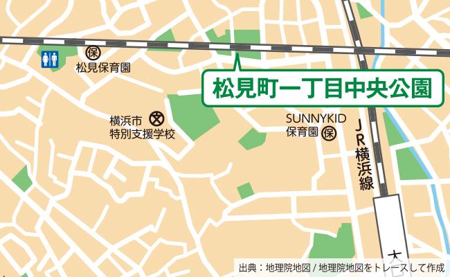 公園の位置図