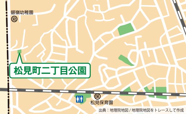 公園の位置図