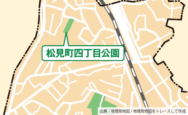 公園の位置図