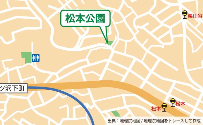 公園の位置図