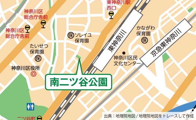 公園の位置図