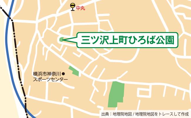 公園の位置図