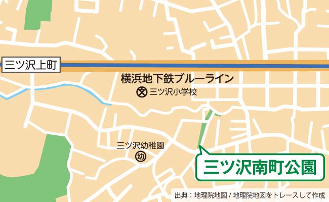 公園の位置図