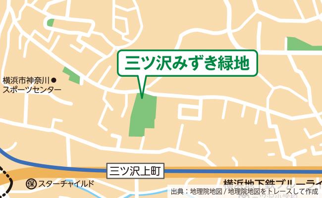 公園の位置図