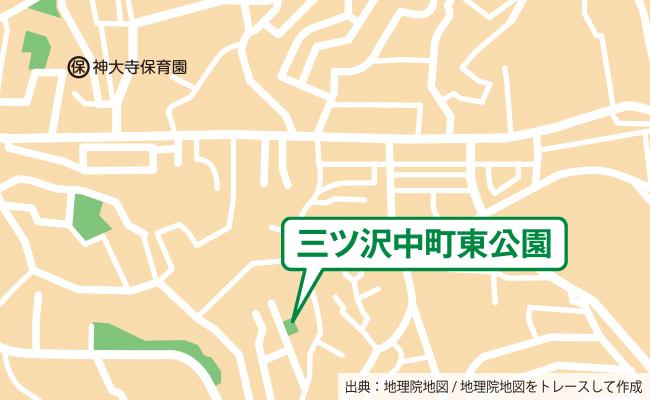 公園の位置図