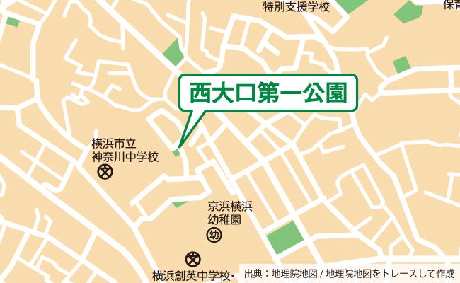 公園の位置図