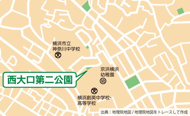 公園の位置図