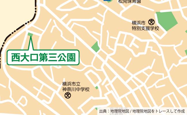 公園の位置図