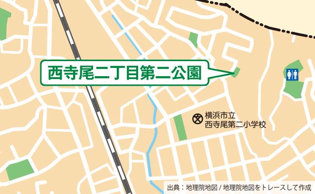 公園の位置図