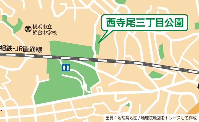 公園の位置図