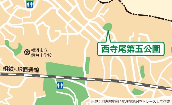公園の位置図