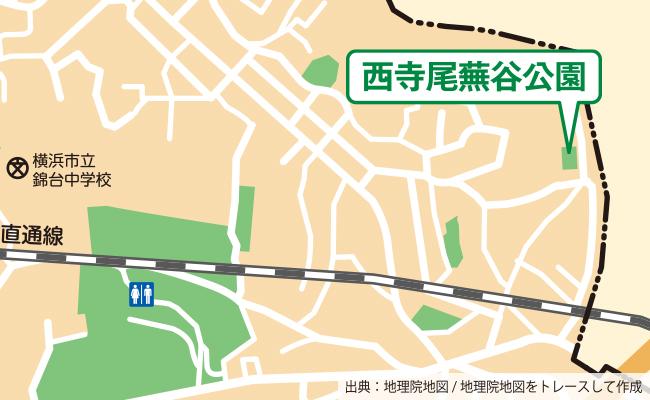 公園の位置図