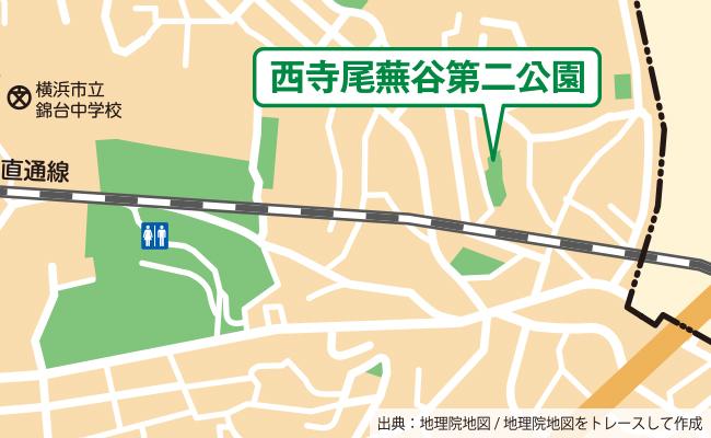 公園の位置図