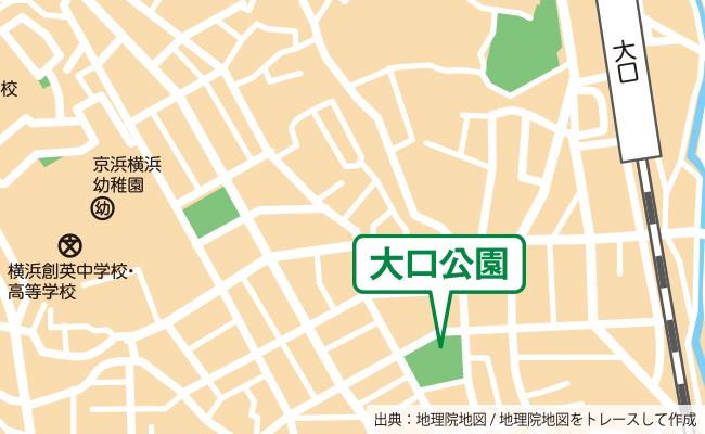 公園の位置図