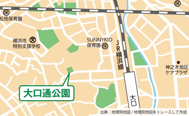 公園の位置図