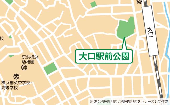 公園の位置図