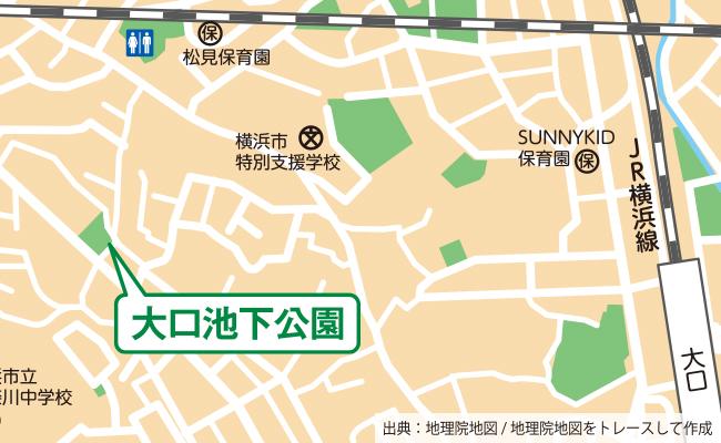 公園の位置図