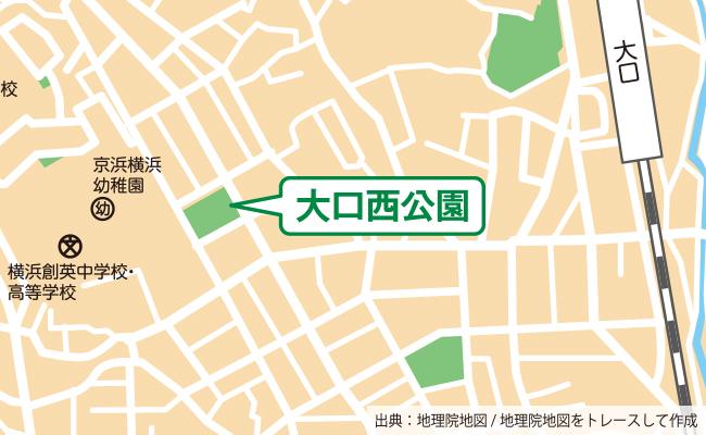 公園の位置図