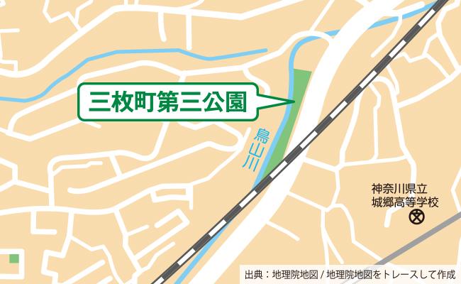 公園の位置図