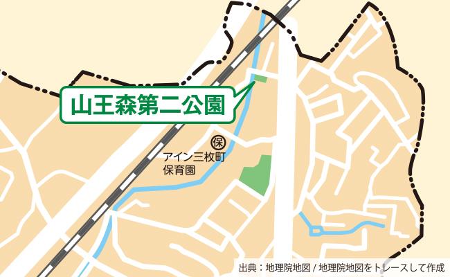 公園の位置図