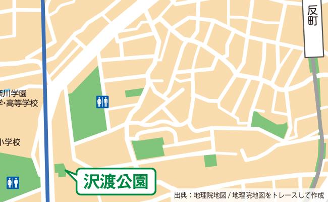 公園の位置図