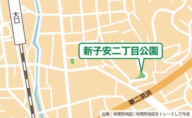 公園の位置図