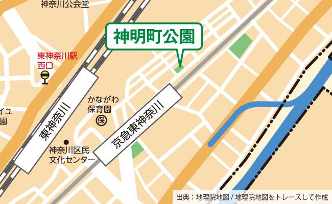 公園の位置図