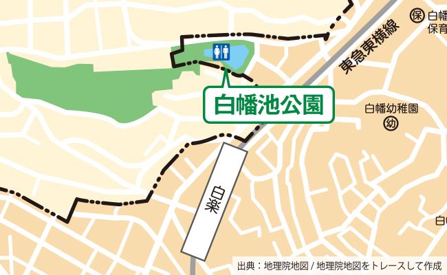 公園の位置図