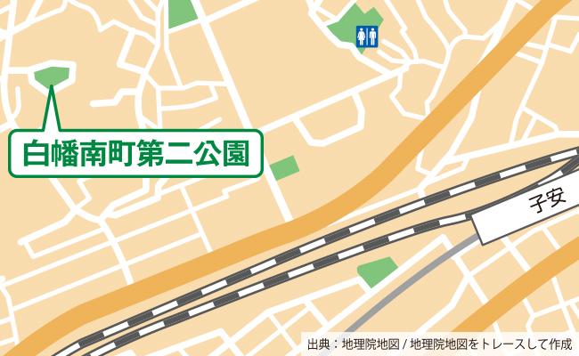 公園の位置図