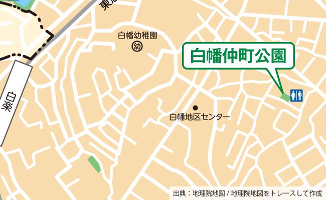 公園の位置図