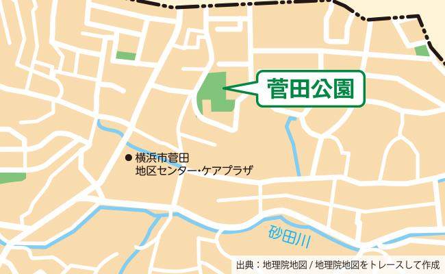 公園の位置図