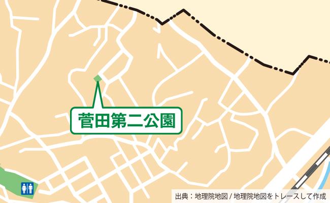 公園の位置図