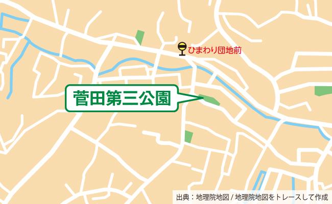 公園の位置図