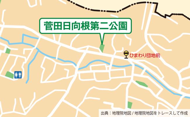 公園の位置図