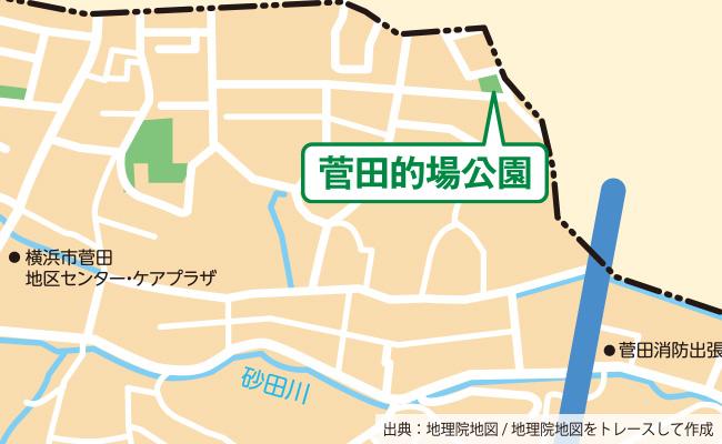 公園の位置図