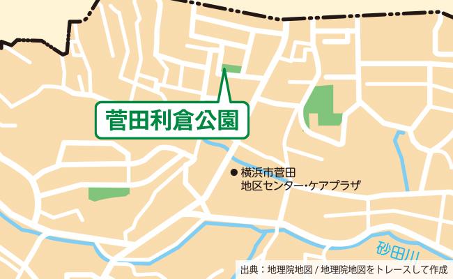 公園の位置図