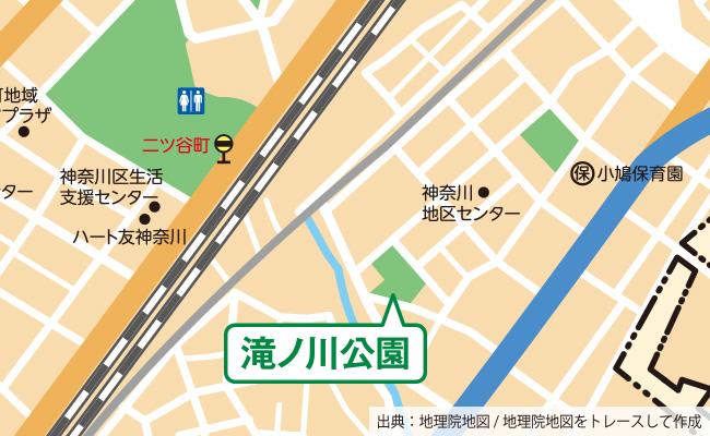 公園の位置図