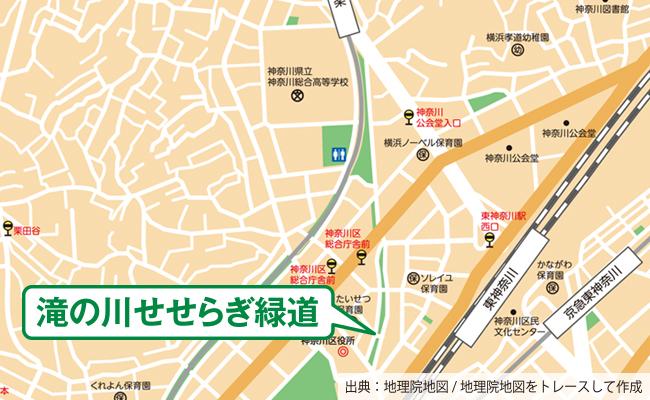 公園の位置図