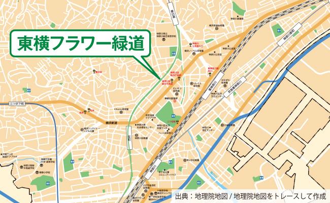 公園の位置図
