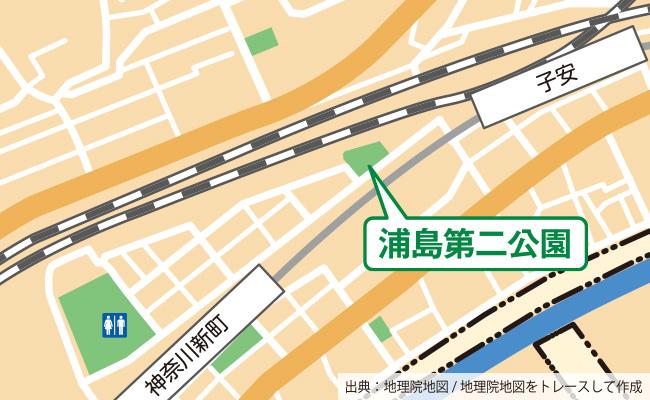 公園の位置図